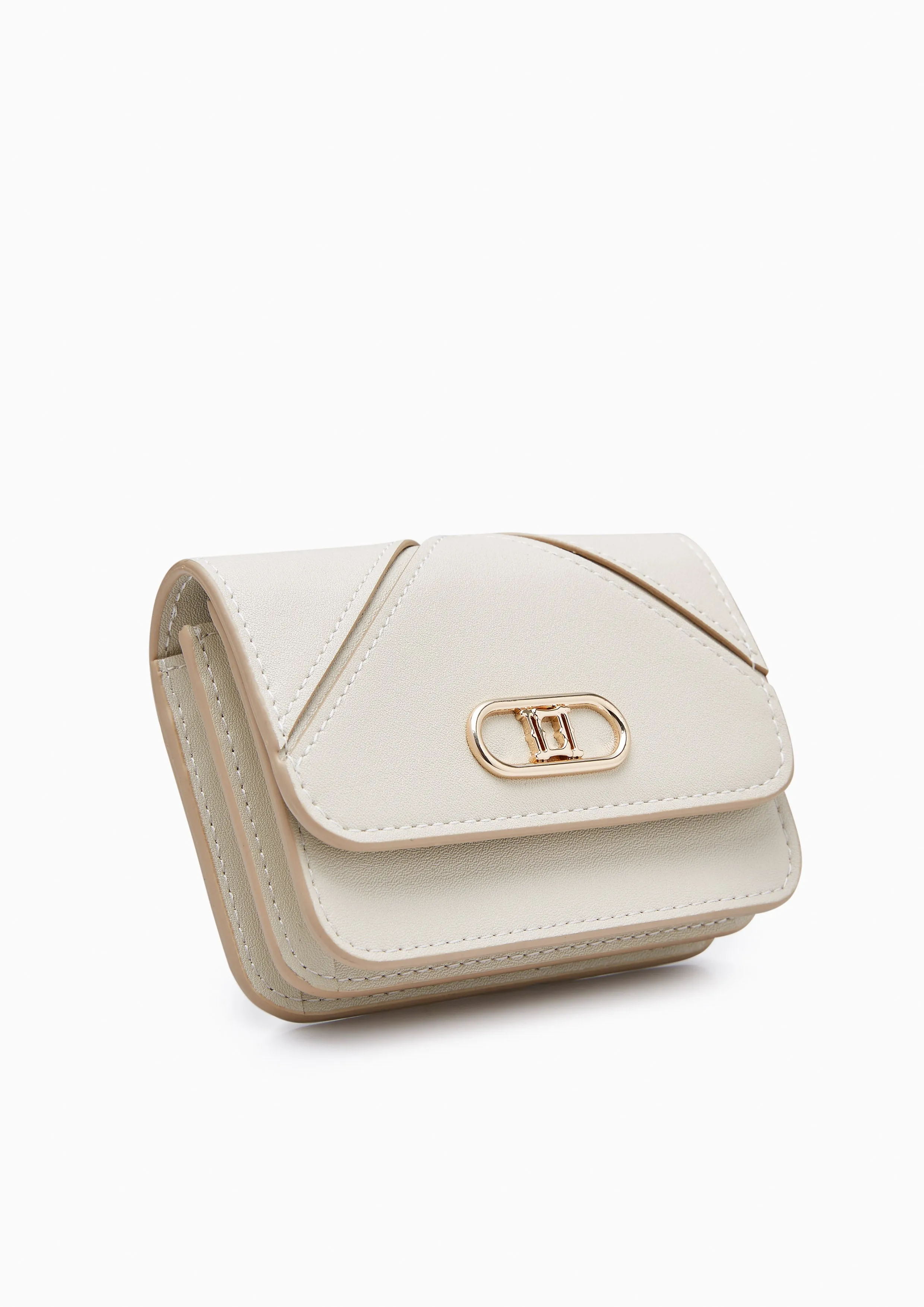 Amanda Card Holder Wallet - Light Beige