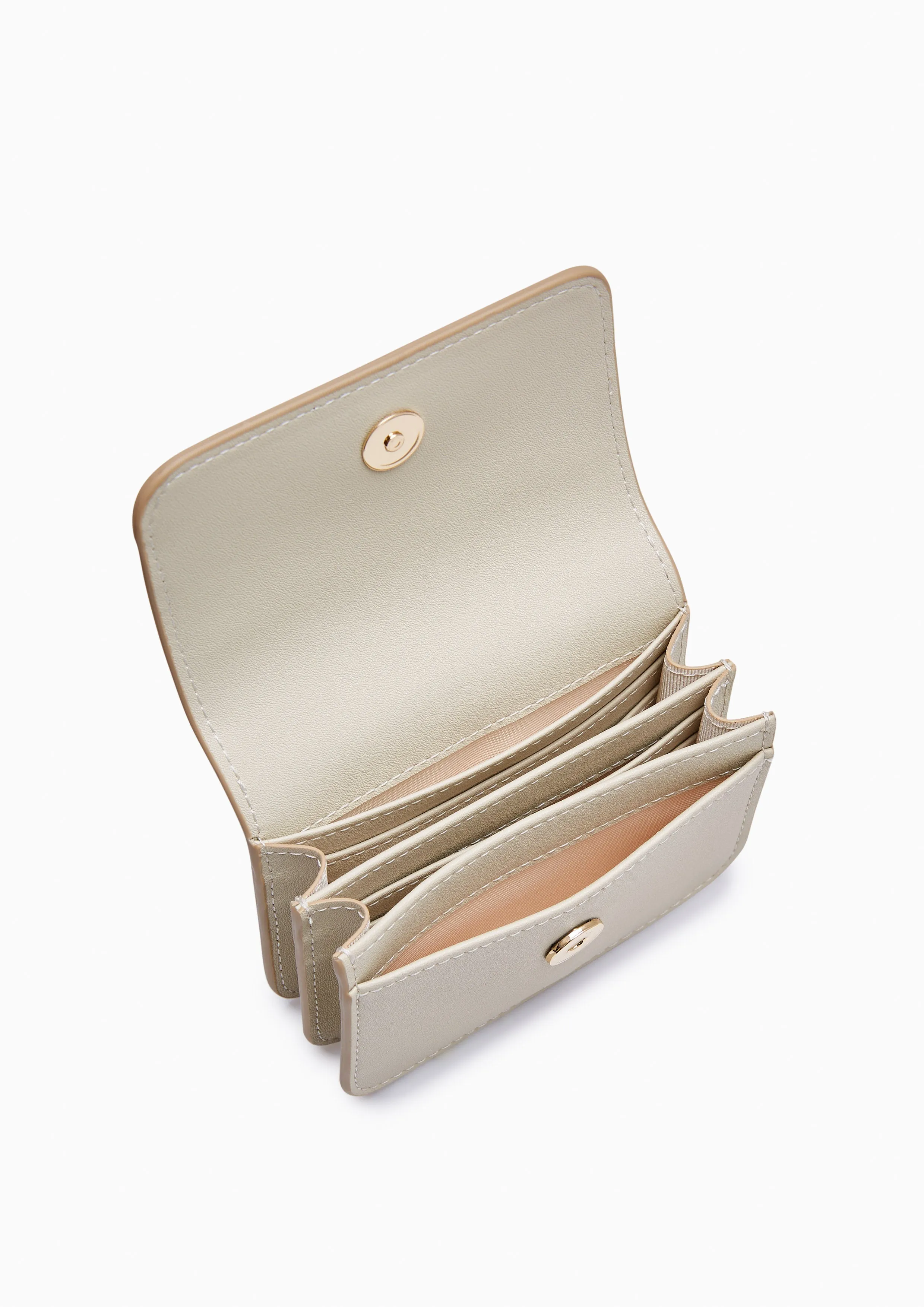 Amanda Card Holder Wallet - Light Beige