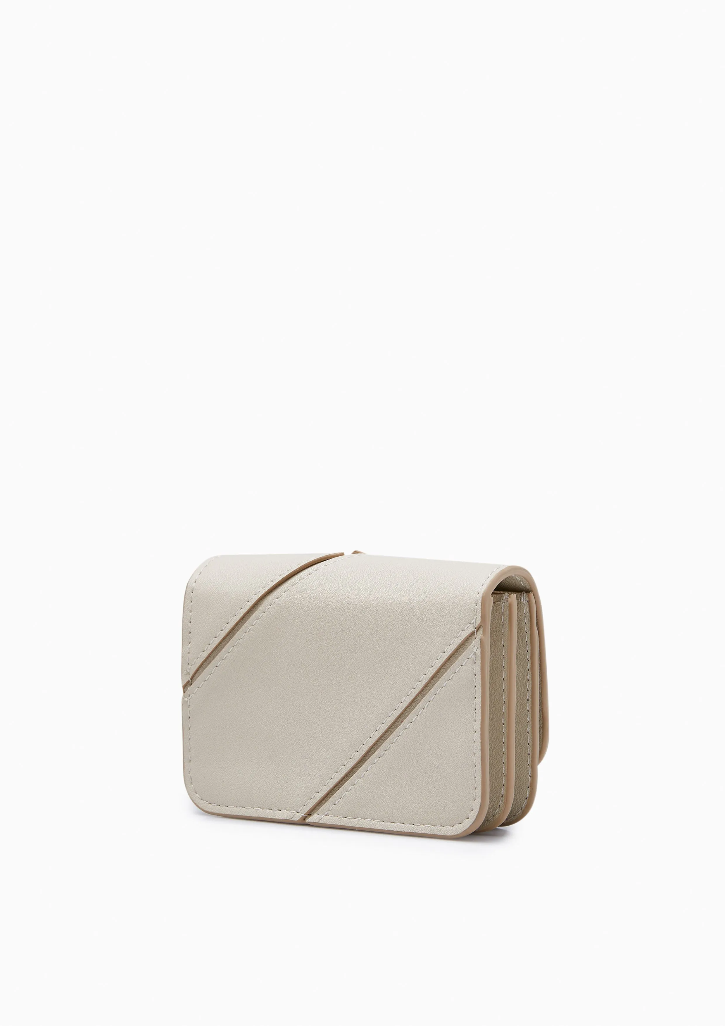 Amanda Card Holder Wallet - Light Beige