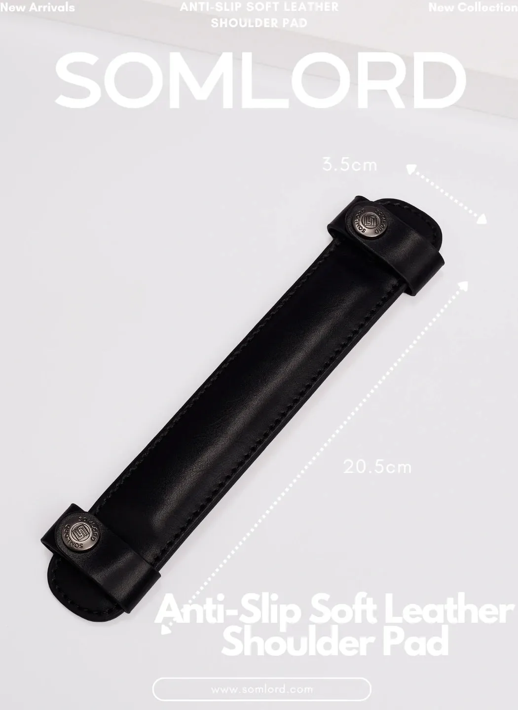 Anti-Slip Soft Leather Shoulder Pad