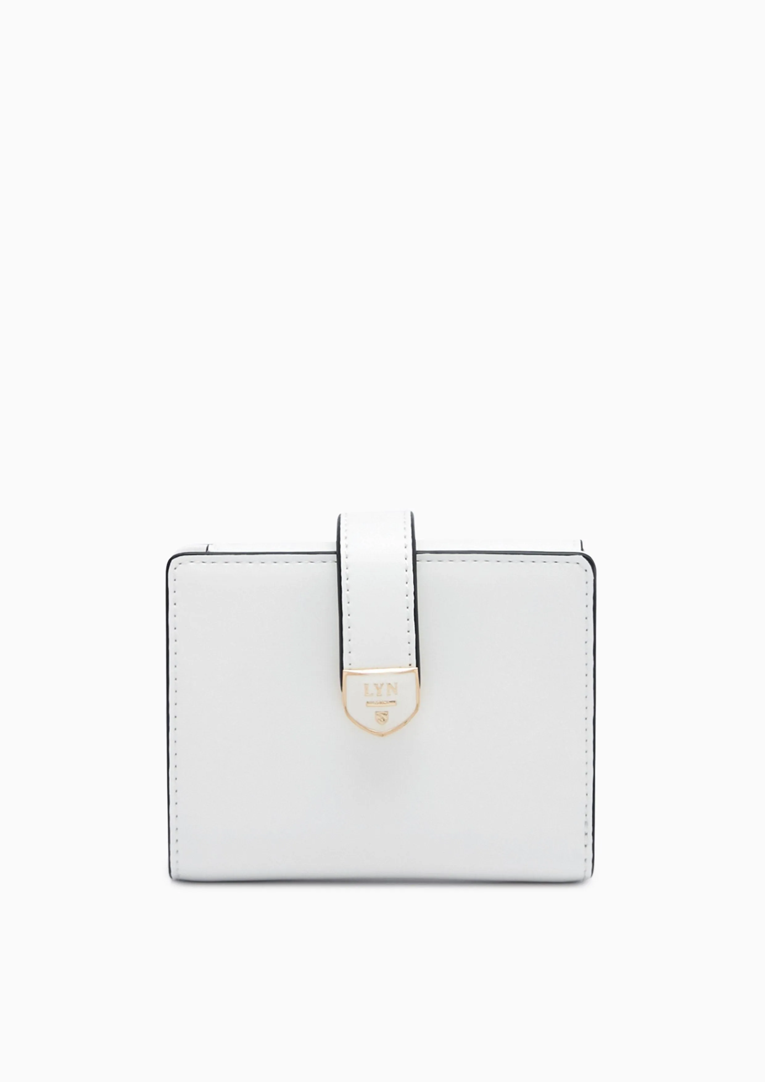 Athella Bi-Fold Short Wallet  White