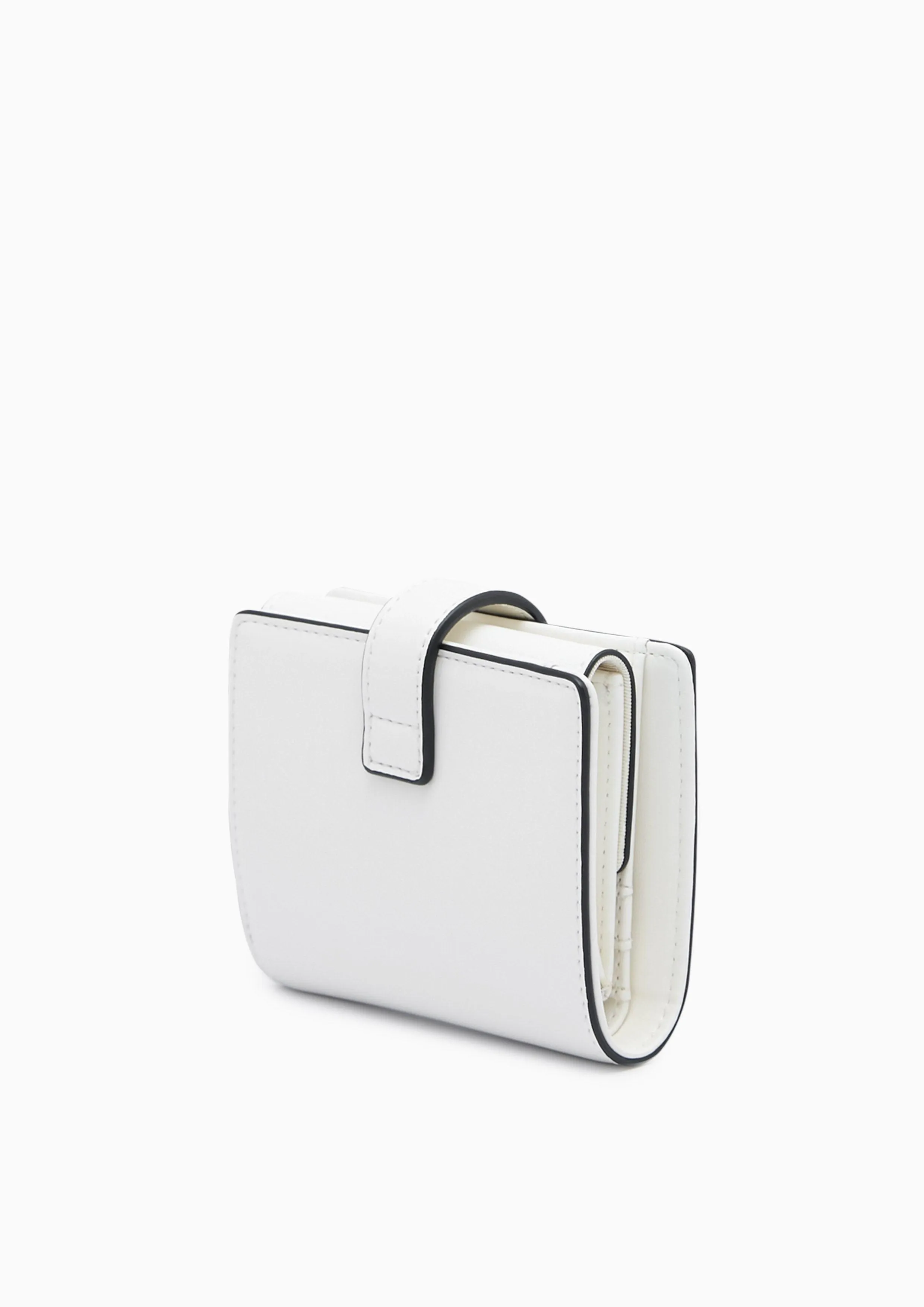 Athella Bi-Fold Short Wallet  White