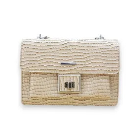 Croc-Embossed Bag
