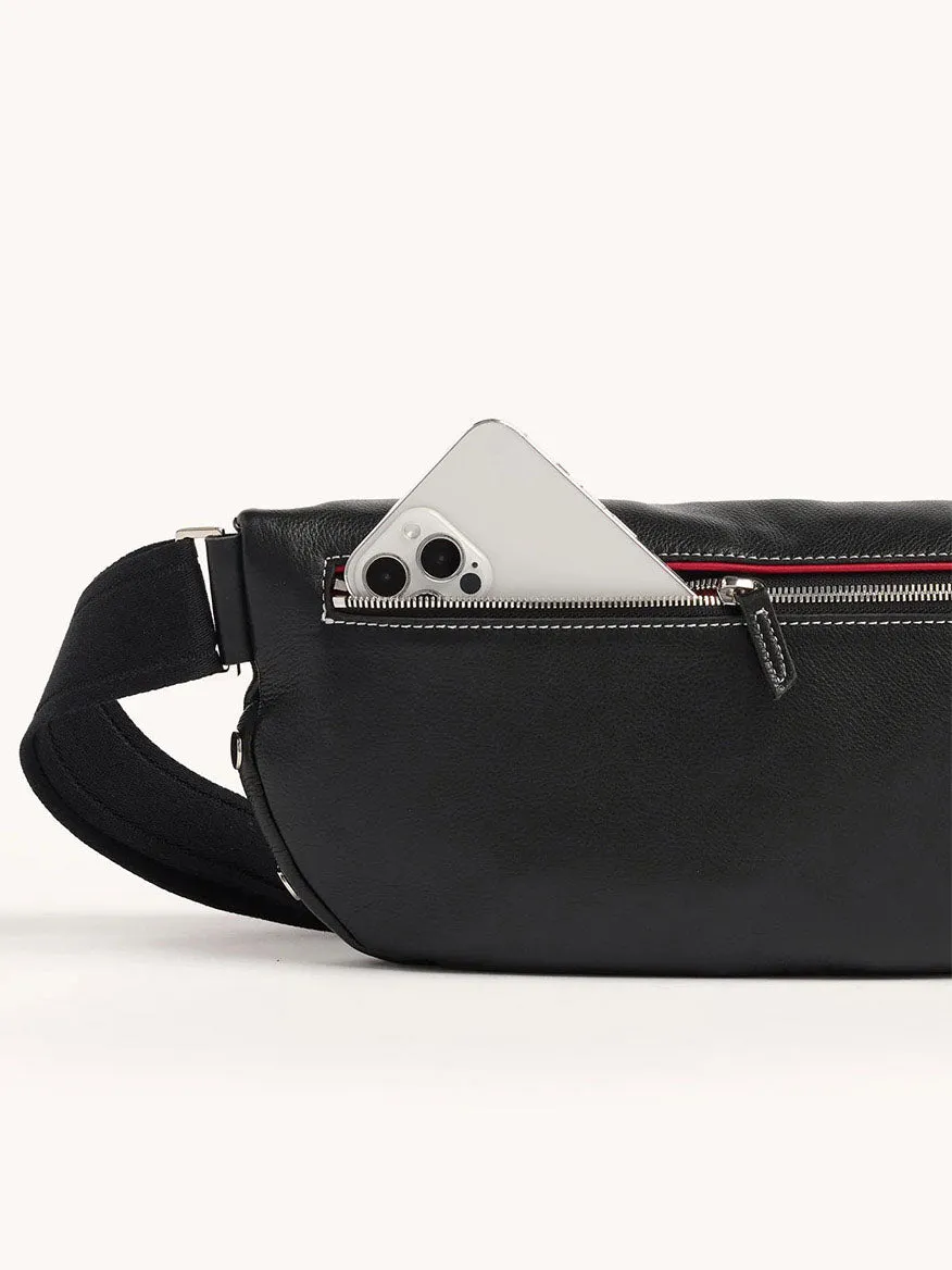 Hammitt Los Angeles Charles Crossbody Large in Tempo Black