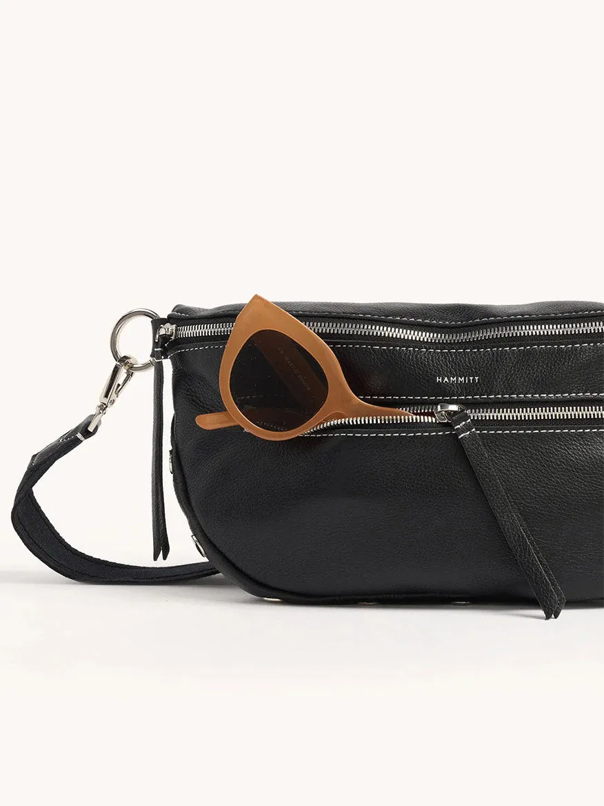 Hammitt Los Angeles Charles Crossbody Large in Tempo Black