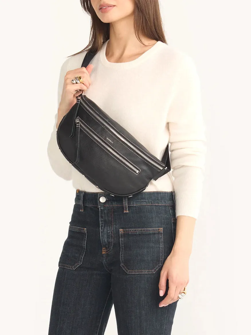 Hammitt Los Angeles Charles Crossbody Large in Tempo Black