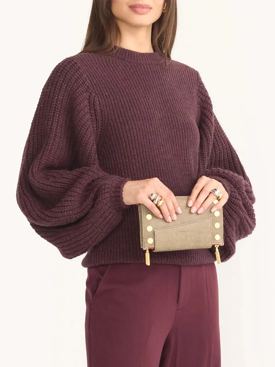 Hammitt Los Angeles Levy Clutch in Pewter