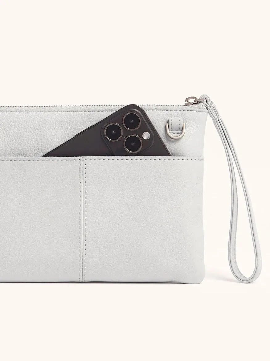 Hammitt Los Angeles Nash Small Clutch in Bluebird