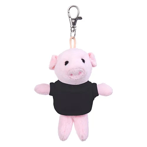 Pig Keychain with Tee 4"