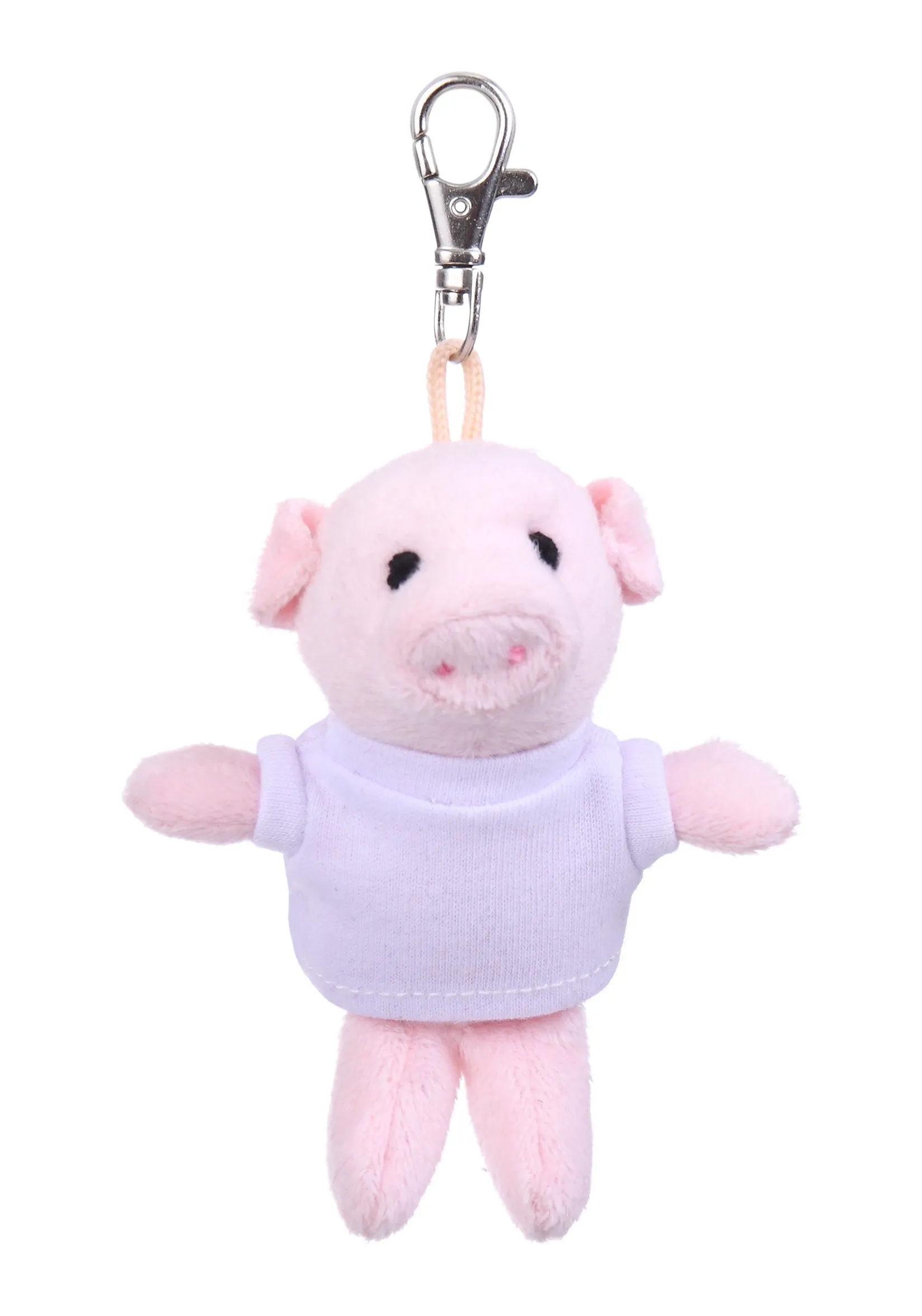 Pig Keychain with Tee 4"