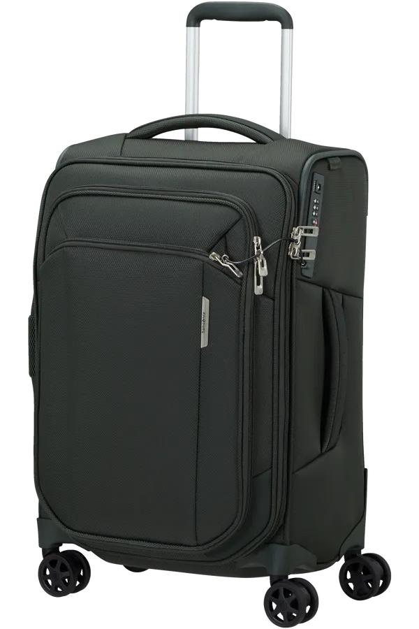 RESPARK 55cm Spinner Expandable (4 wheels) - Forest Green