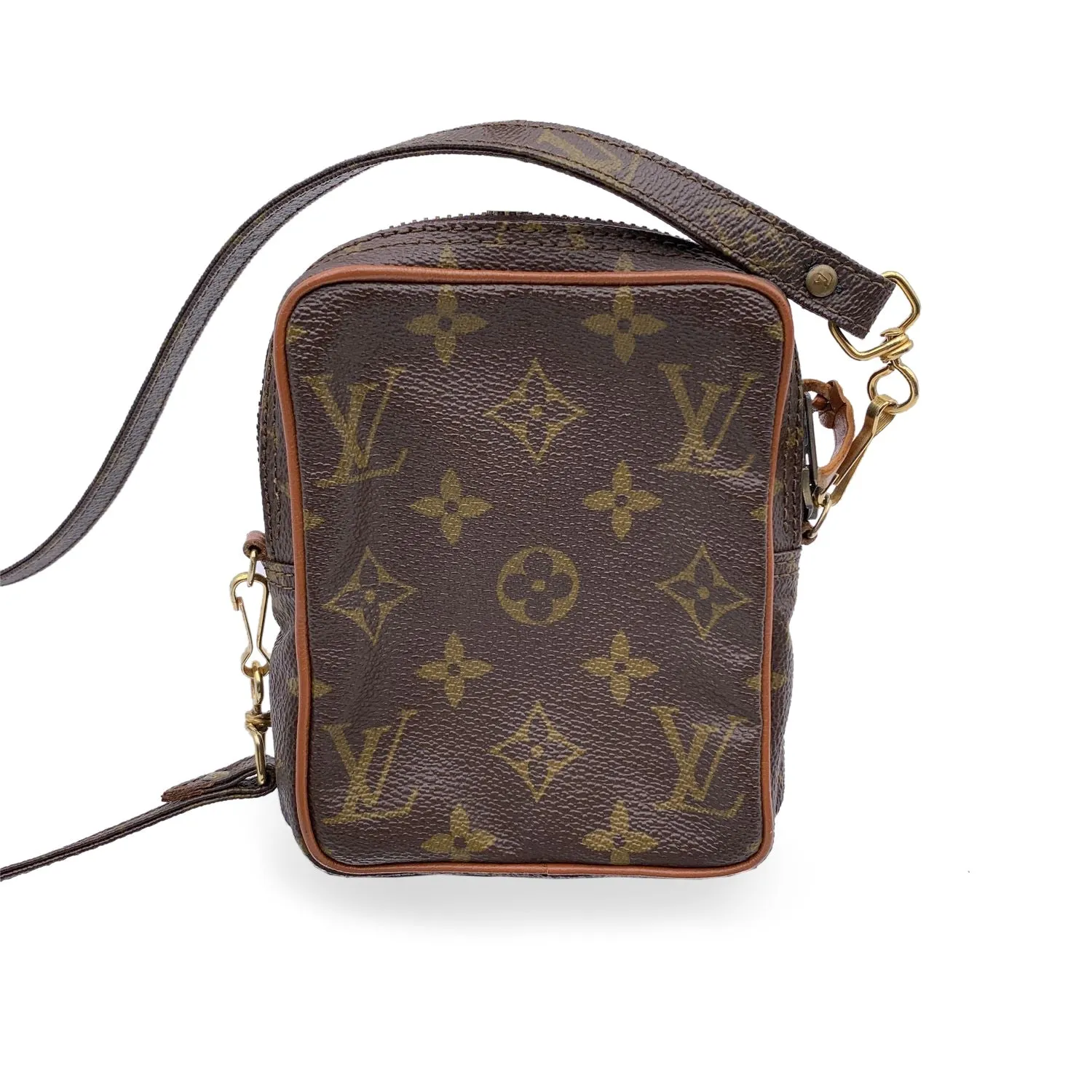 Trendy Inspired Louis Vuitton Vintage Monogram Canvas Mini Danube Crossbody Bag