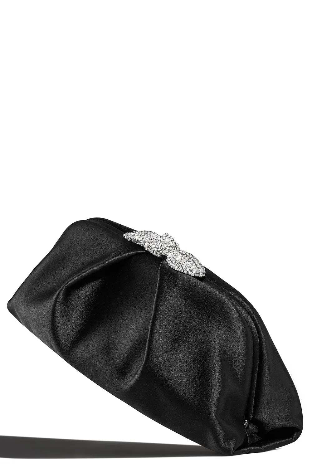 Very Bowtie Crystal Bag - Black Crystal