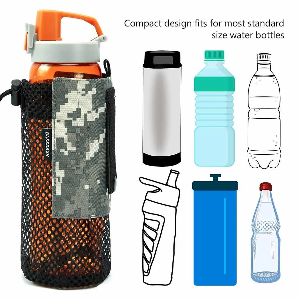 Water Bottle Pouch with Carabiner